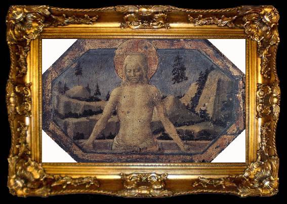 framed  Fra Filippo Lippi The Man of Sorrows, ta009-2